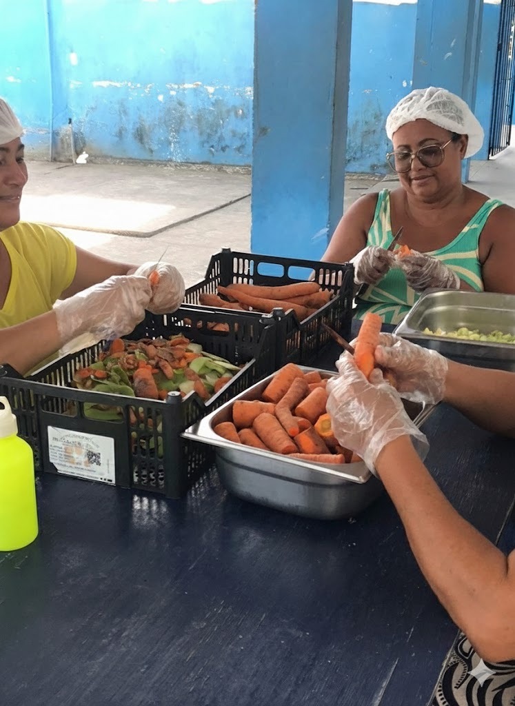 Preparação da merenda