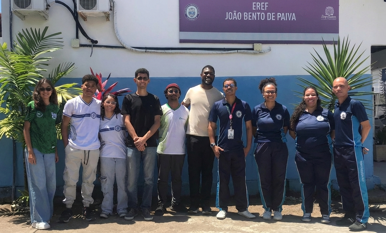 Equipe e alunos do projeto Ranggo